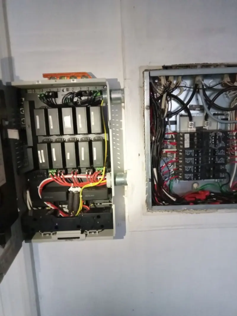 Electrical panel upgrade completed for Ring Doorbell Installation in Baltimore Highlands